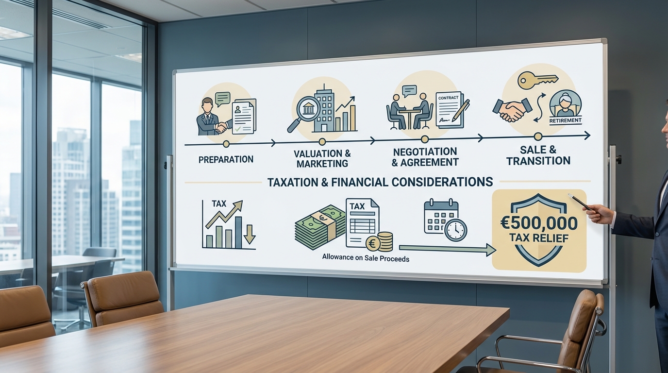 découvrez les étapes clés pour vendre votre entreprise avant la retraite, ainsi que les informations essentielles sur la fiscalité et l'abattement de 500 000 € pour optimiser votre cession.